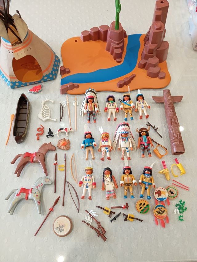 Playmobil Indios Oeste Lote gran lote
