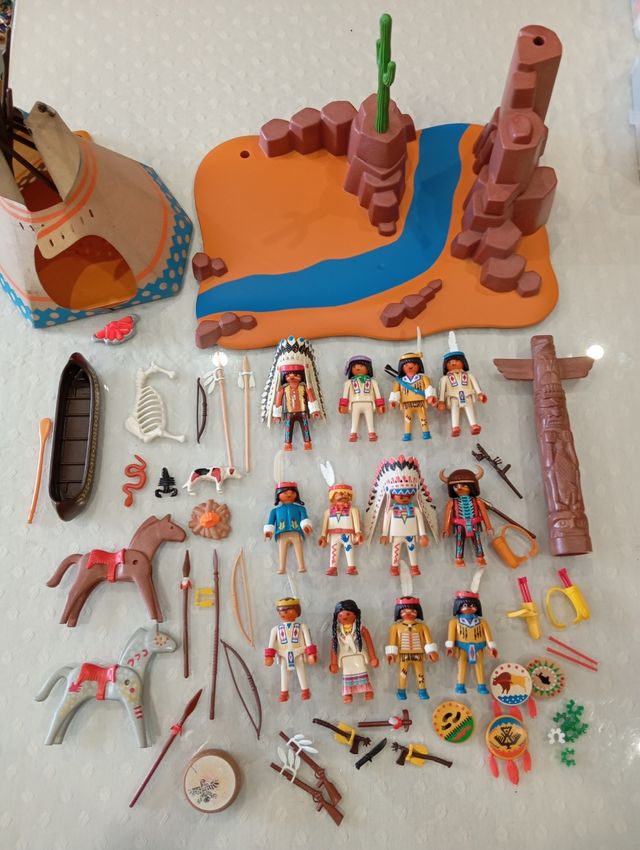 Playmobil Indios Oeste Lote gran lote