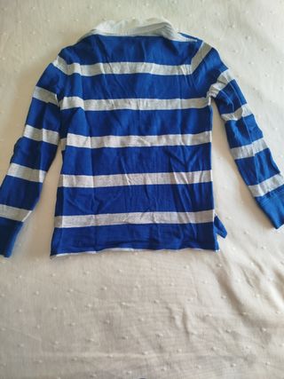 Camiseta de manga larga rayas Gap niño