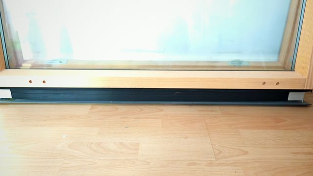 Ventana de techo de madera con dobla cristal