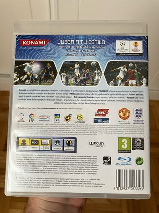 PES 2012 PS3 Konami