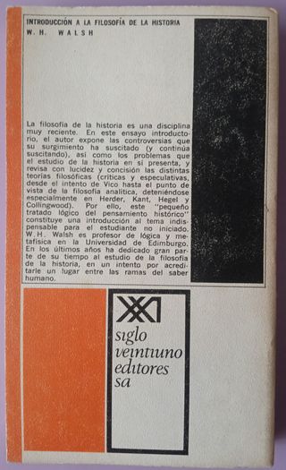 Introducción a la filosofía de la historia