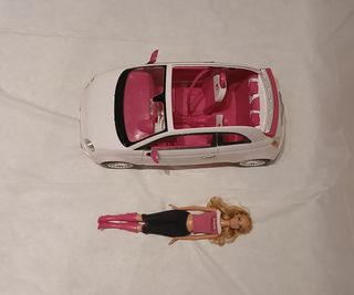 Auto Fiat 500 Barbie