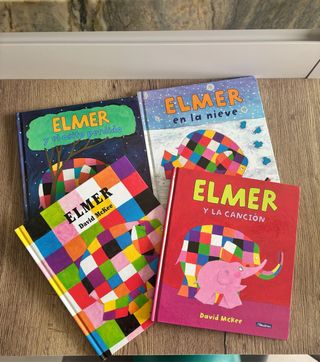 - Elmer y la canción
el osito perdido
elmer nieve