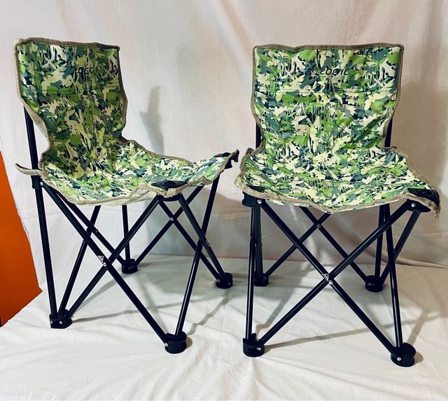 2 Sillas Plegables Geologic con Fundas