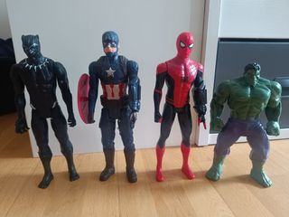 Figuras Superhéroes Marvel (4 unidades)