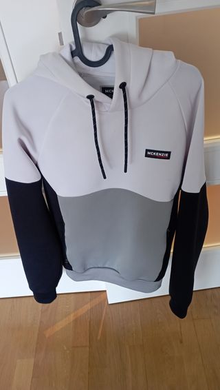 Sudadera McKenzie Gris y Blanca