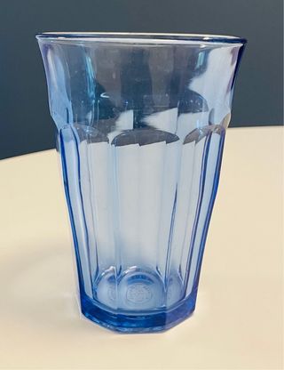 6 Vasos Duralex Picardie Ámbar y Azul