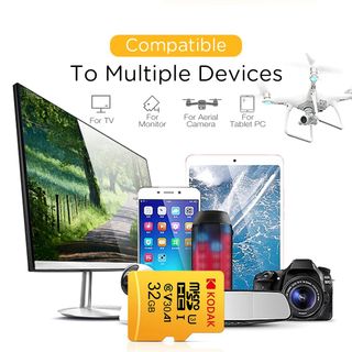 Scheda Micro SD KODAK 64GB UHS-I U3 V30 A1