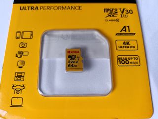 Scheda Micro SD KODAK 64GB UHS-I U3 V30 A1