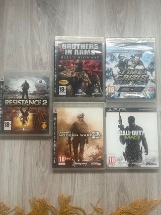 Lote 5 Juegos PS3: Shooter