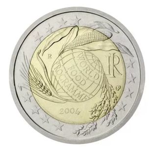 Moneda 2€ Italia - World Food Programme 2004