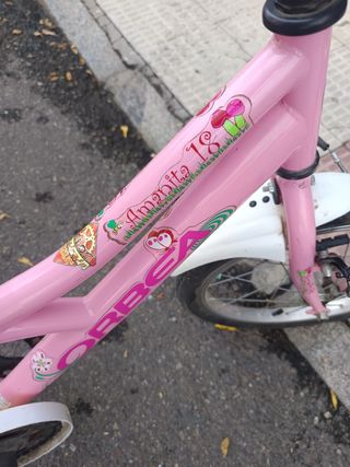 Bicicleta infantil Orbea 18 rosa