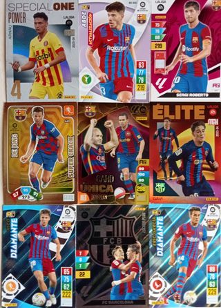 100 Cromos F.C.Barcelona y Andrés Iniesta Única