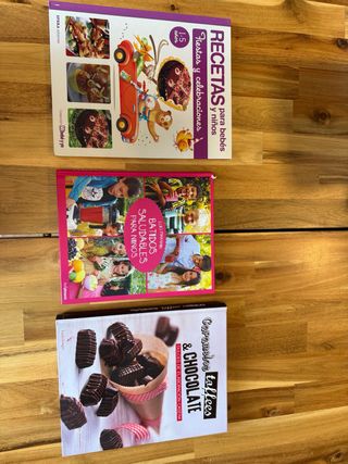 lote libros infantiles comida y batidos