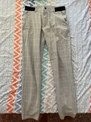 Pantalones Zara a cuadros grises
