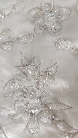 Vestido de Novia Blanco con Pedrería