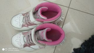 Scarpe bambina Lelli Kelly bianche rosa
