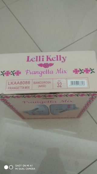 Scarpe bambina Lelli Kelly bianche rosa