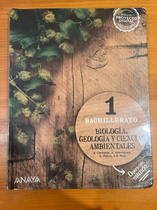 Libro de biología y geoelogia 2 bax 