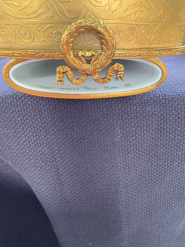 Portasigarette Limoges France Antico