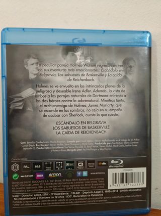SHERLOCK TEMPORADAS 1+2+3 BLU-RAY 