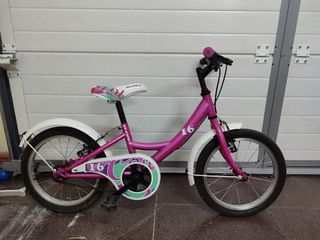 Bicicleta infantil rosa 16 pulgadas