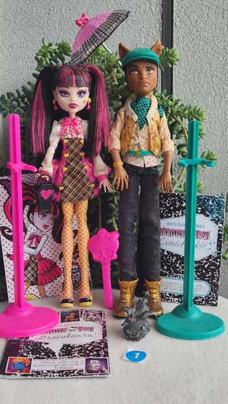 Monster High Draculaura e Clawd Wolf