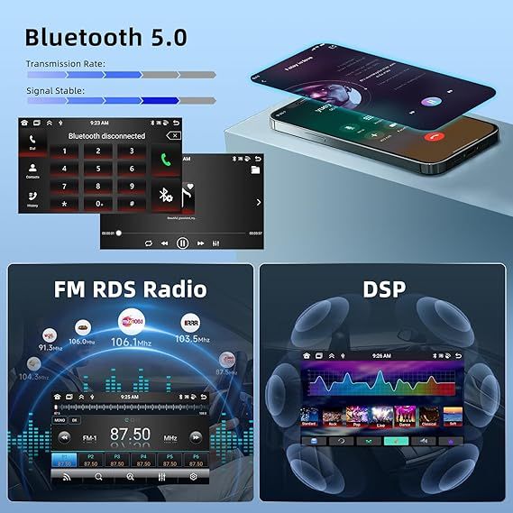 Autorradio Android 10" para Citroën C5 (2008-2017)