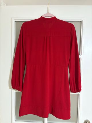 Vestido Zara Rojo Talla S