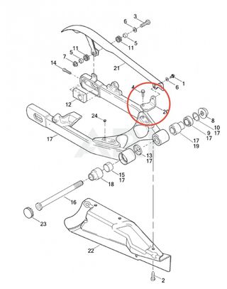 Soporte Trasero Harley Davidson Cubierta Correa