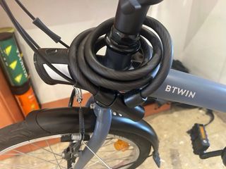 Bici Plegable Gris