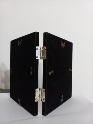 Marco doble para fotos plateado