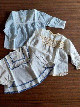 Set 3 vestitini bimbo/bimba unisex