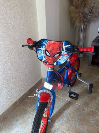 Bicicleta Spiderman Infantil 
