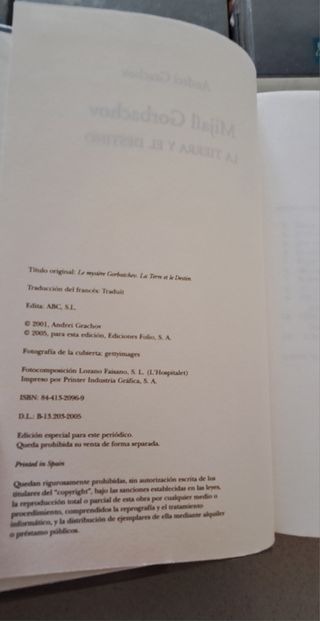 Biografías Vivas. ABC. Dylan, Gorvachov, Gates....