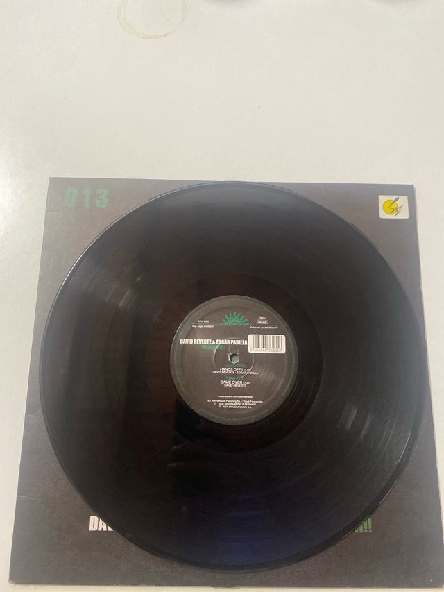 Vinilo David Reverte - Hands Off!!