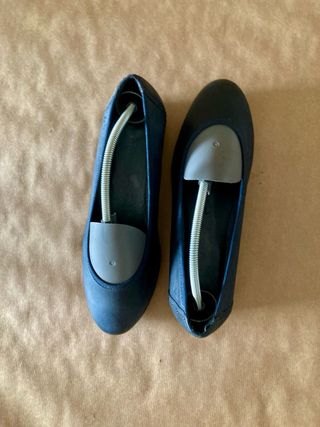 Bailarinas Piel Azul Talla 40