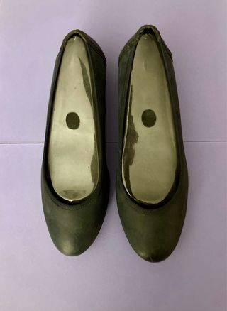 Bailarinas Piel Azul Talla 40