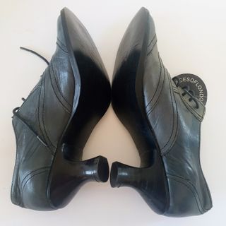 Aces London Women's Leather Brogue Heels – Size 38