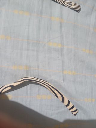 Bikini estampado cebra beige y negro