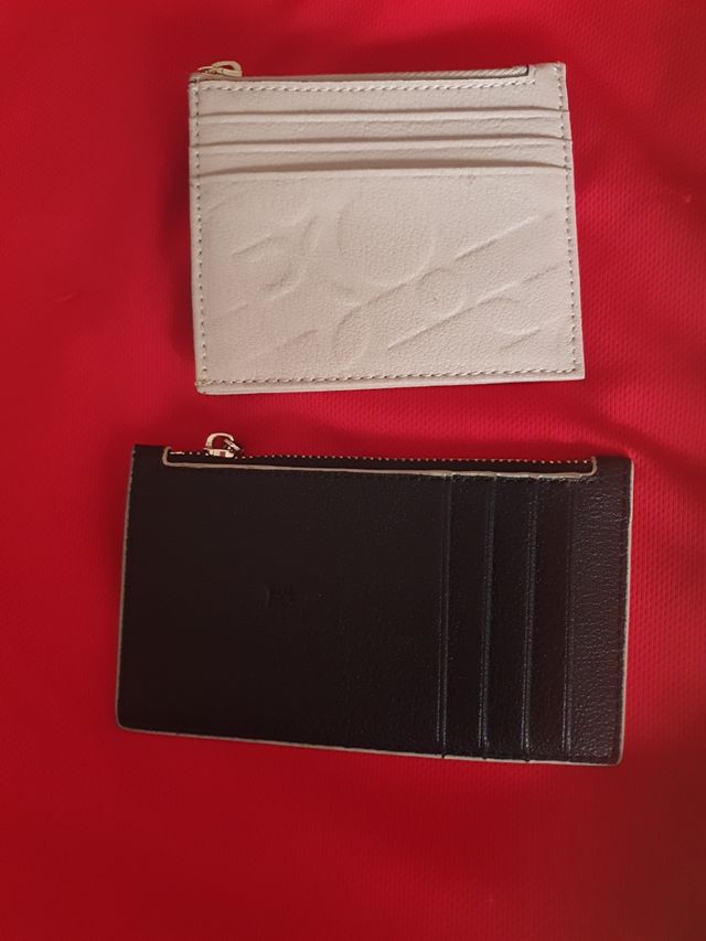 Dos Monederos tarjeteros Purificación García de segunda mano por