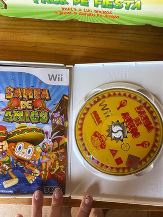 Samba de Amigo Wii + Accesorios Maracas