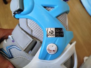 Patines Oxelo Niña Talla 32-35 Ajustable + Protecc