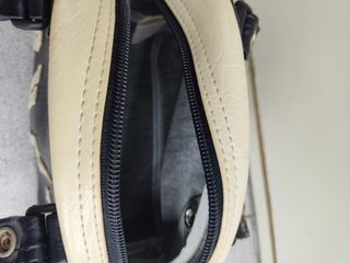 Pequeño Bolso de mano Puma vintage negro y beige