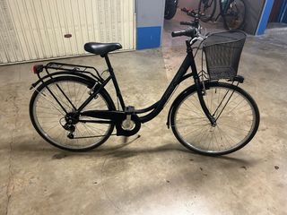 Bicicleta Paseo Mixta Negra