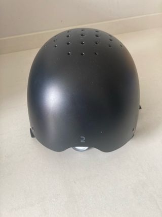 Casco de equitación negro talla 52-55