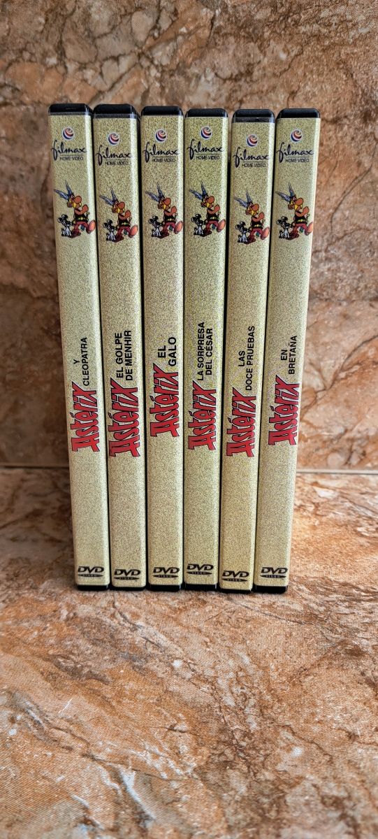 6 DVD della collezione Astérix (spagnolo)