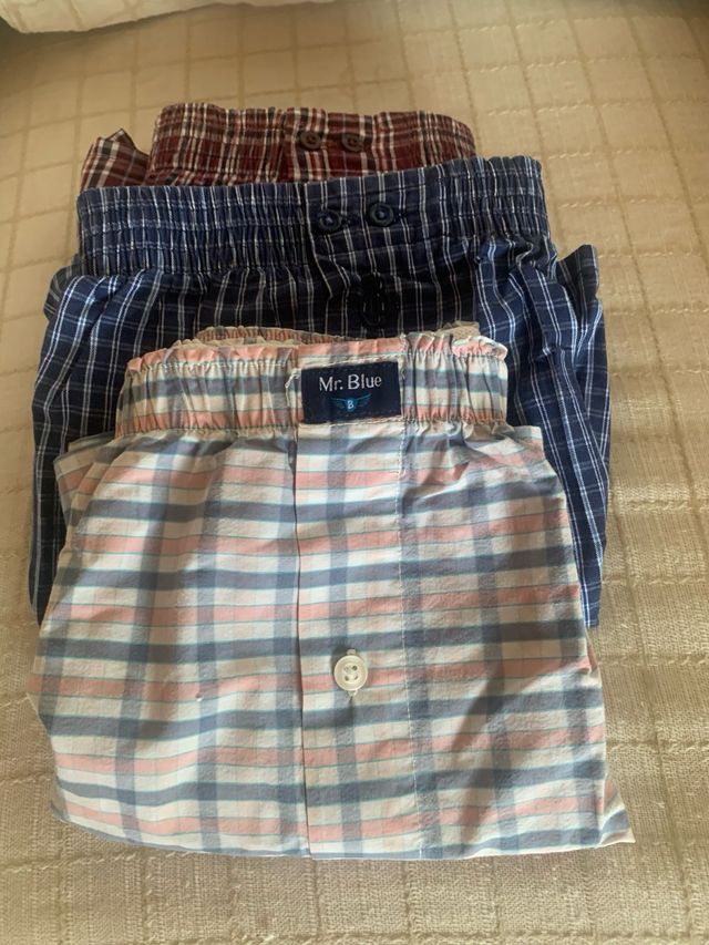 Pack 3 Boxers Homem 1 - Marca  Mr. Blue 2- outra