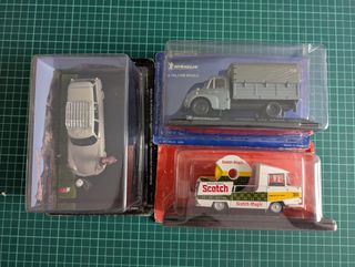 Lote 3 Coches 1/43 Michelin y Scotch